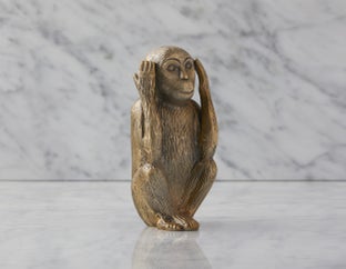 DESIREE - sculpture en aluminium 21 cm - Or