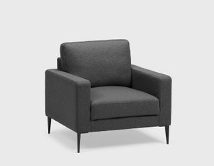 TERESA - armchair - Charcoal