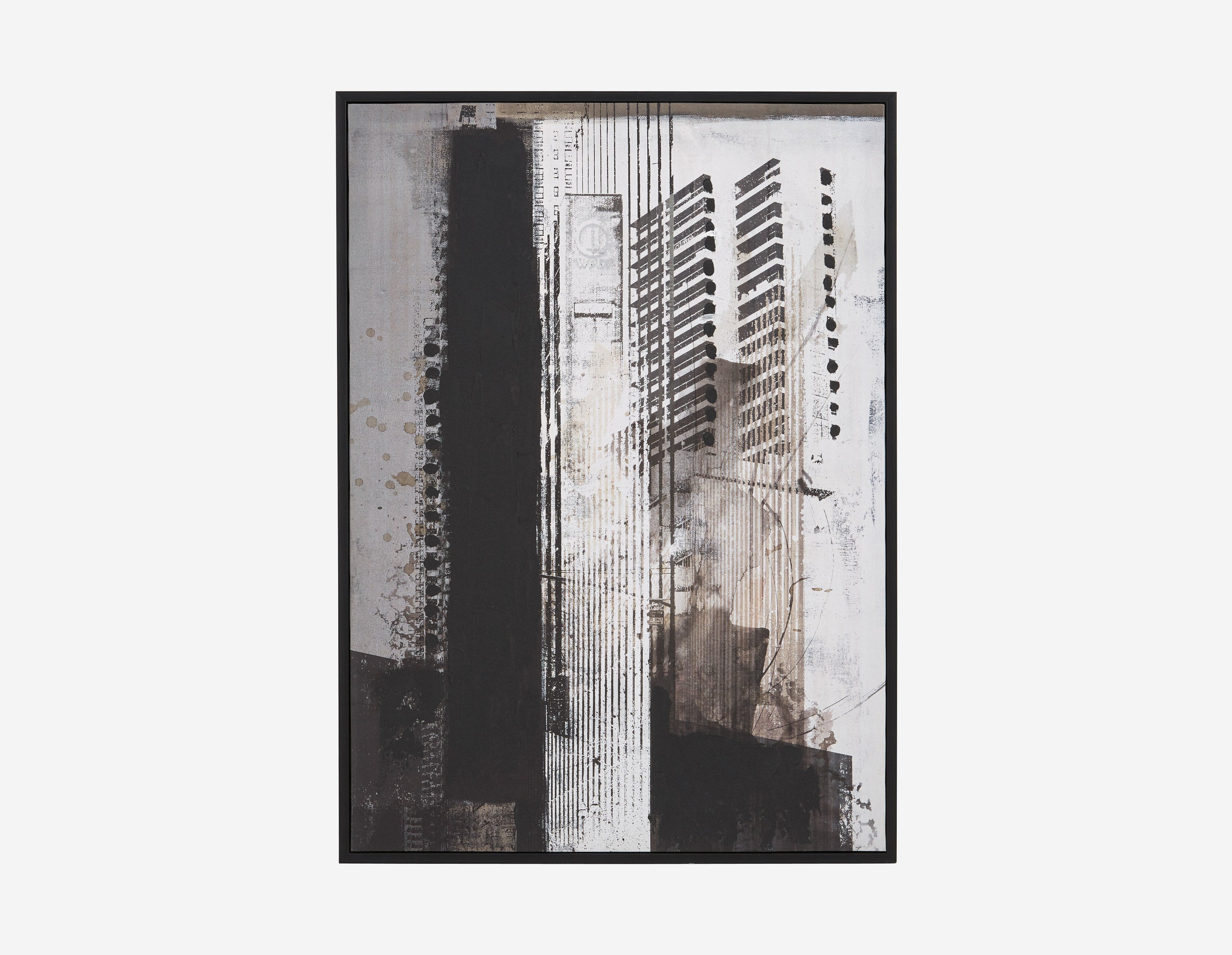 GRIS - framed hand embellished giclée 50x70cm - Multi