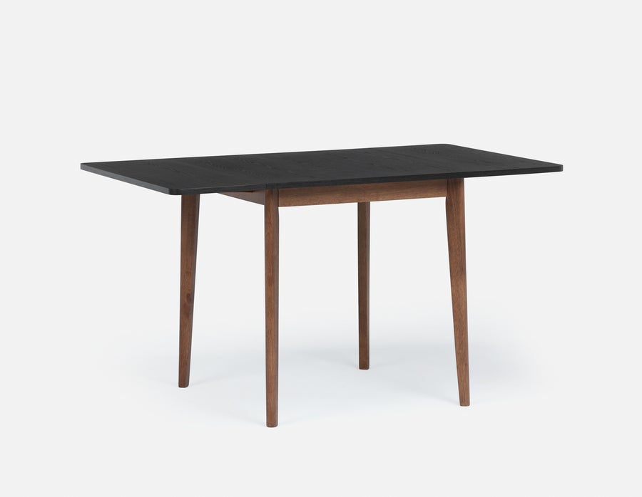 FINA table à manger avec deux abattants moderne contemporaine 74cm à 134cm undefined