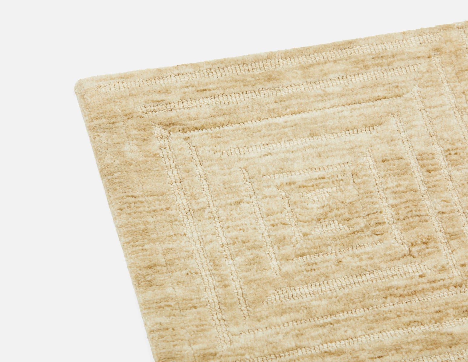 ASTERIA - knitted polyester rug 8'x10' - Beige