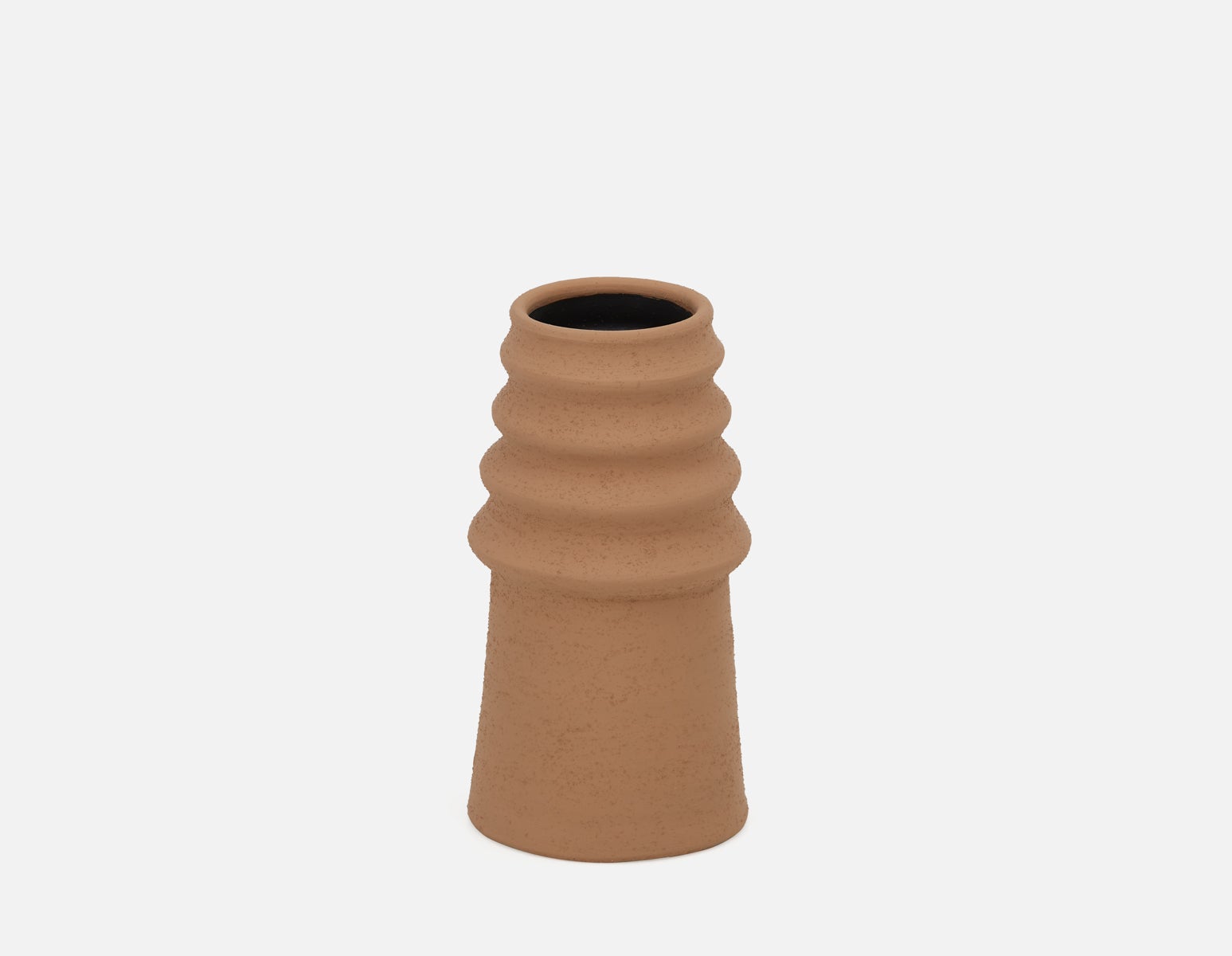 NED - ceramic vase 29 cm - Brown
