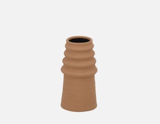 NED - ceramic vase 29 cm - Brown