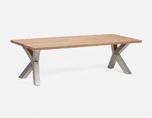 SHIZEN - acacia wood large dining table 260cm - Natural