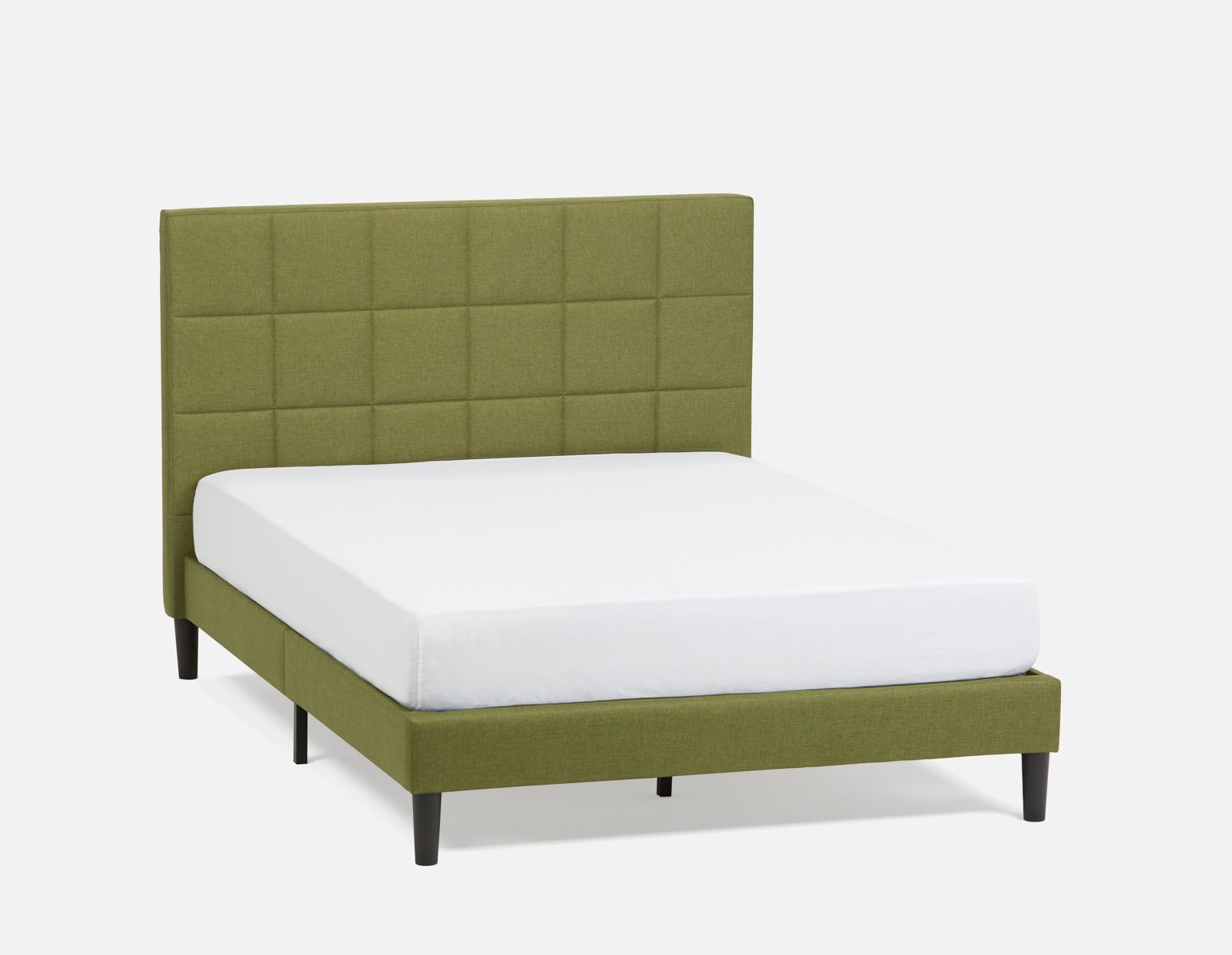 MARVELL - modern double size bed - Moss