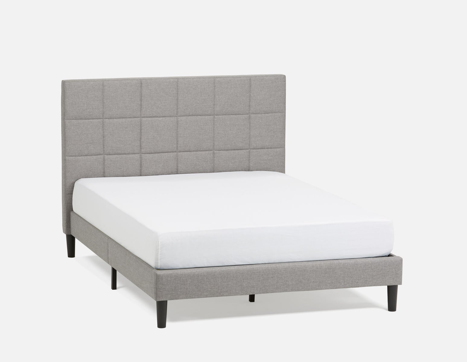 MARVELL - lit double moderne - Gris clair