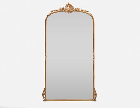 PASCALE - miroir avec cadre en fer 104 cm x 189 cm - Or