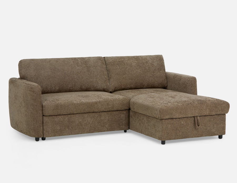 JANICE modern interchangeable storage sectional sofa-bed undefined