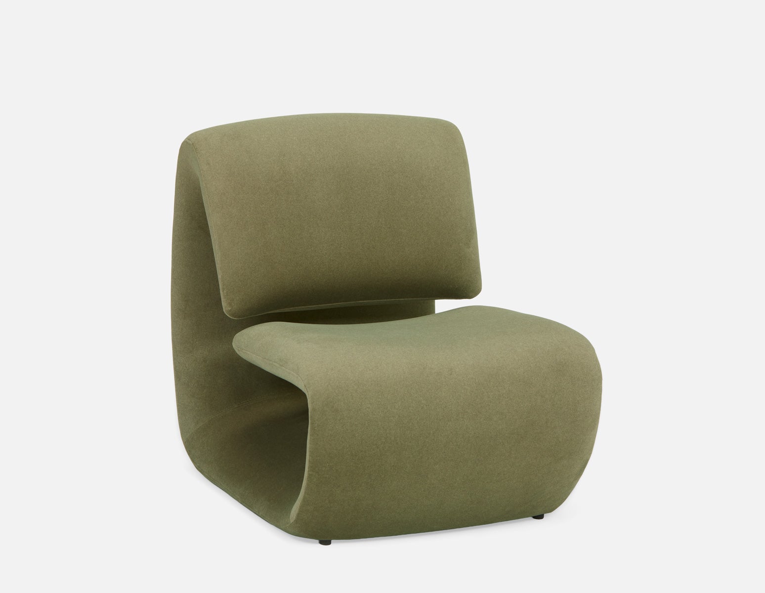 MONACO - modern retro accent chair - Green