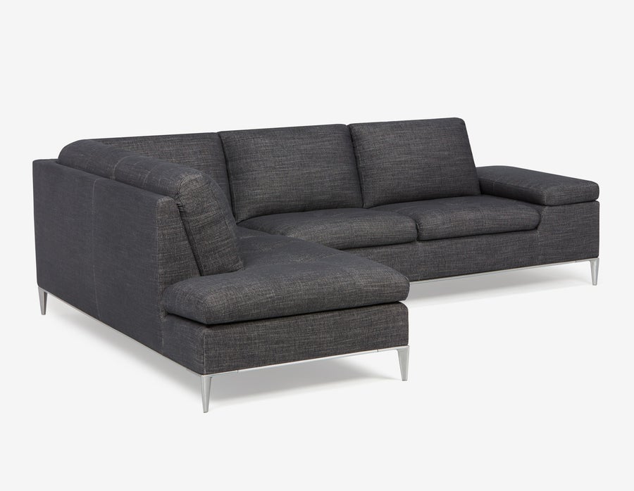 ANDREW left-facing sectional sofa in performance fabric undefined