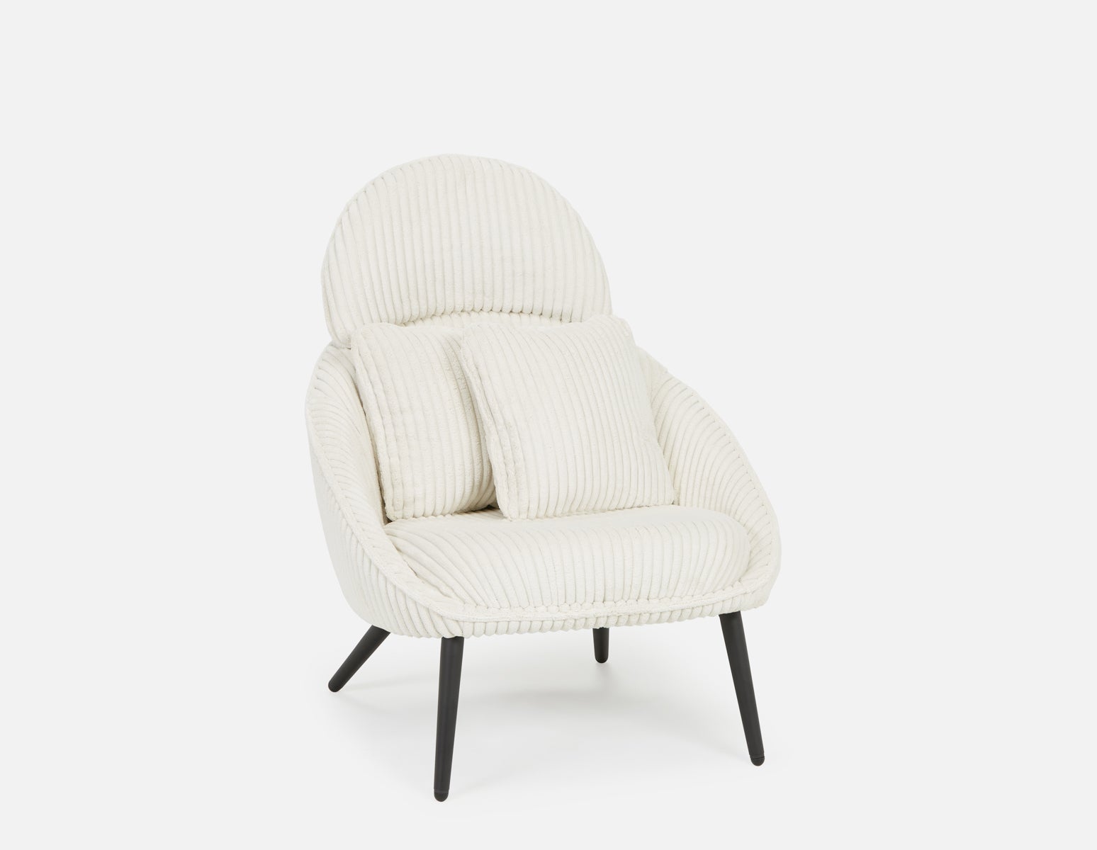 HERMAN - chaise d'appoint en velours côtelé - Beige