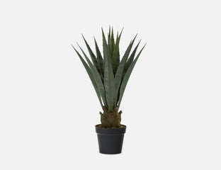 AGAVE - artificial potted plant 80 cm - Green