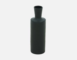 EDE - vase en céramique 30cm - Noir