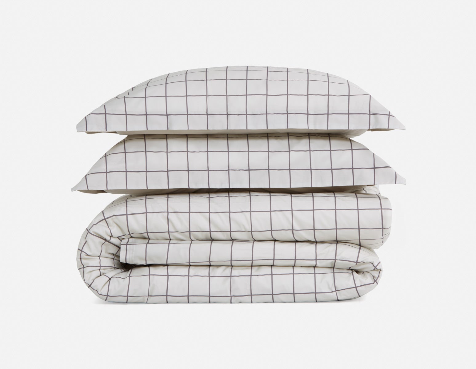 SHELBURN - 3-piece queen duvet cover set - Beige