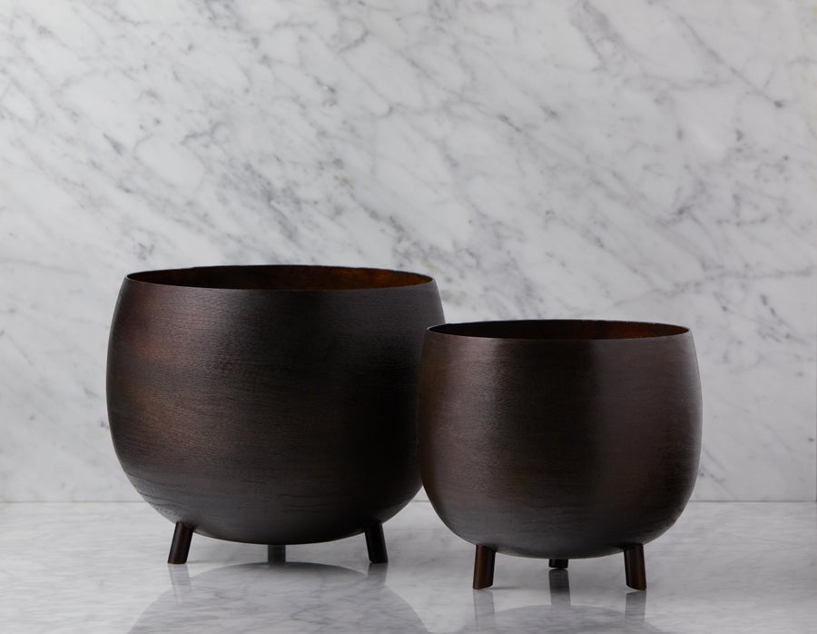 KAYES ensemble de 2 cache-pots en aluminium undefined