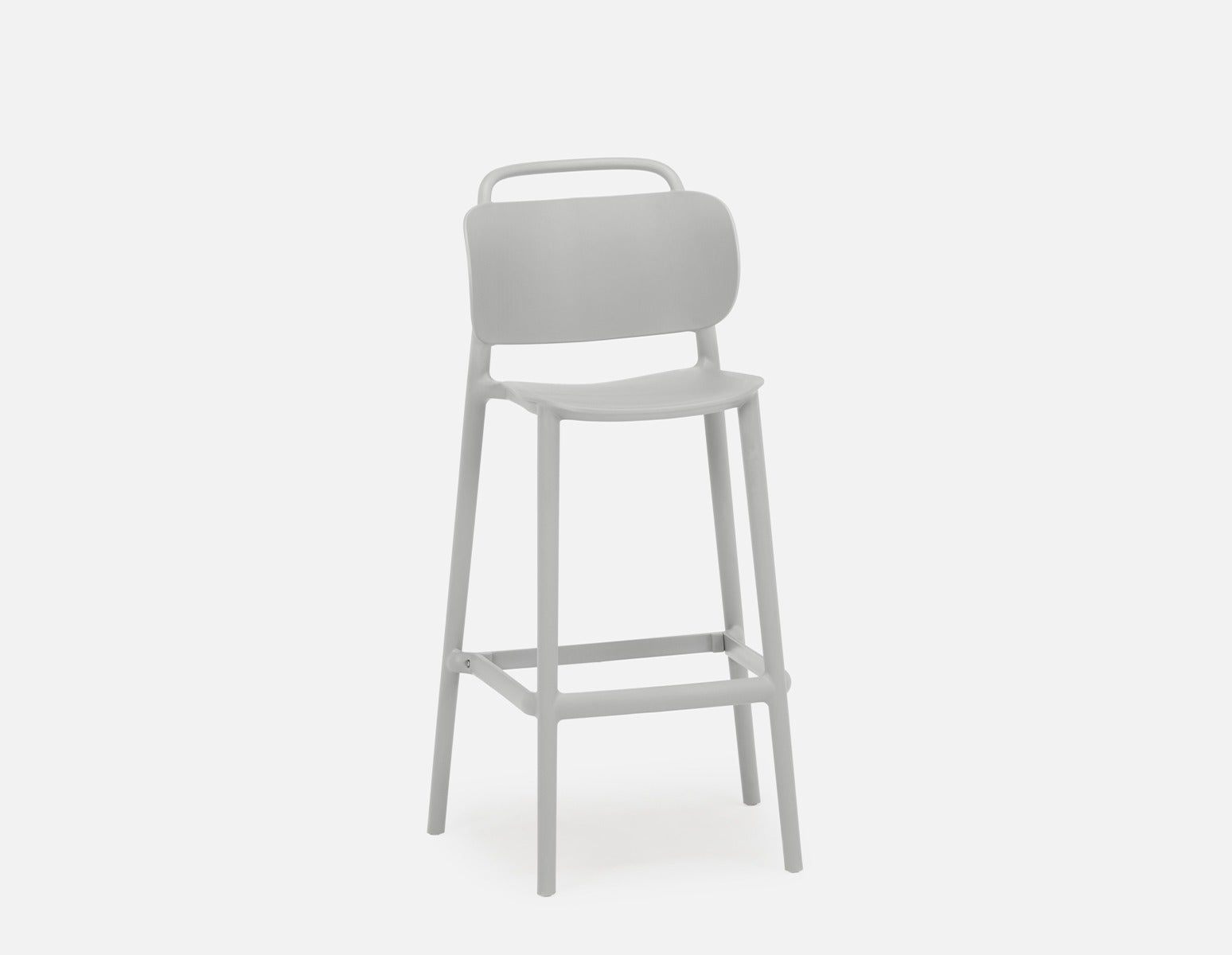 DARIA - indoor/outdoor counter stool 66 cm - Grey