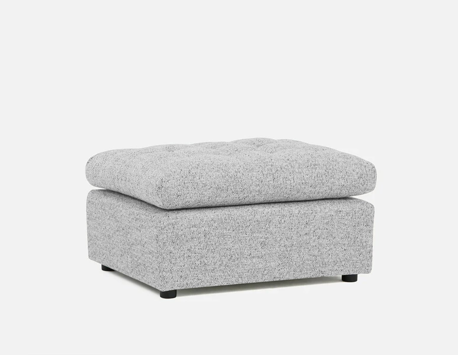 LEONIA - contemporary ottoman - Grey