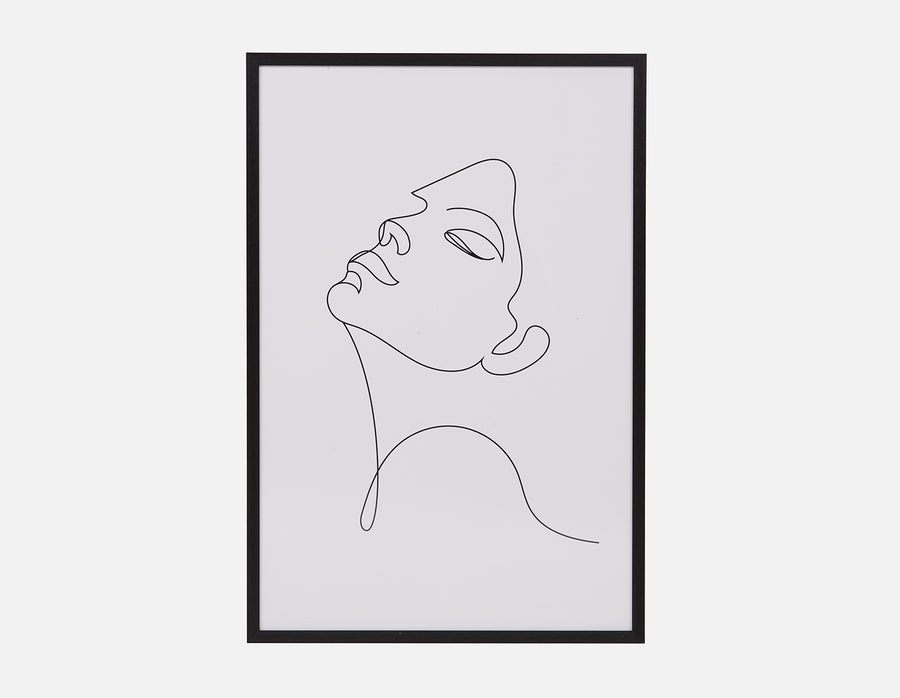 ALISHA framed wall art 63x93cm undefined