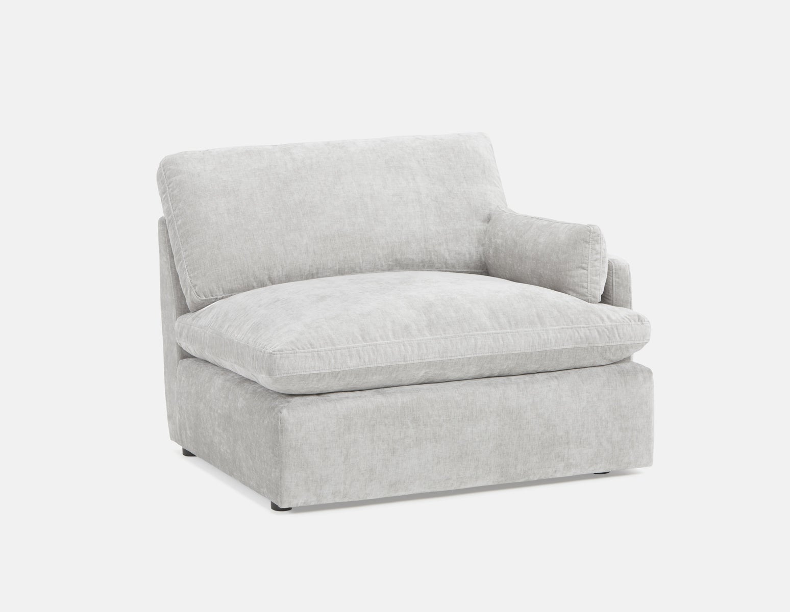 CHABLIS - modular sofa right arm customize to fit your space - Grey