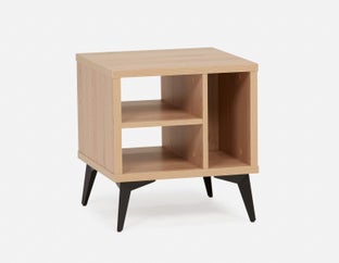 KIERA - modern end table - Oak