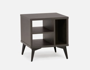 KIERA - modern end table - Black