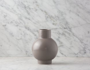 VAZA - vase en céramique 22 cm - Gris