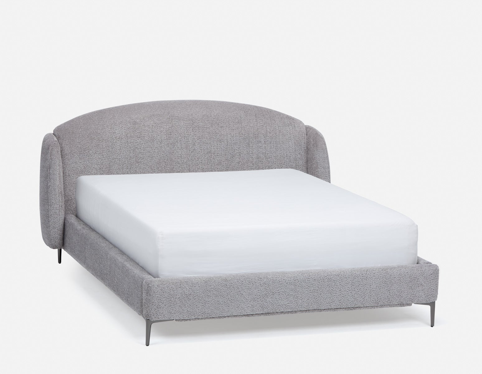 PORTLAND - queen size bed - Grey