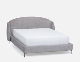 PORTLAND - queen size bed - Grey