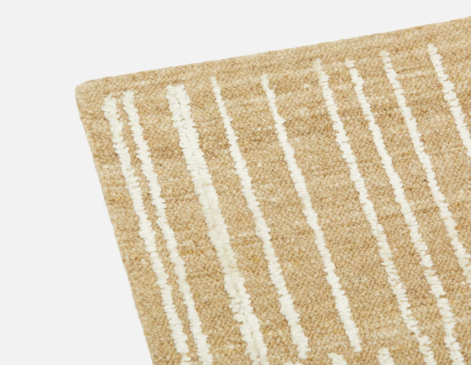 RHEA - hand tufted wool rug 6'x9' - Beige