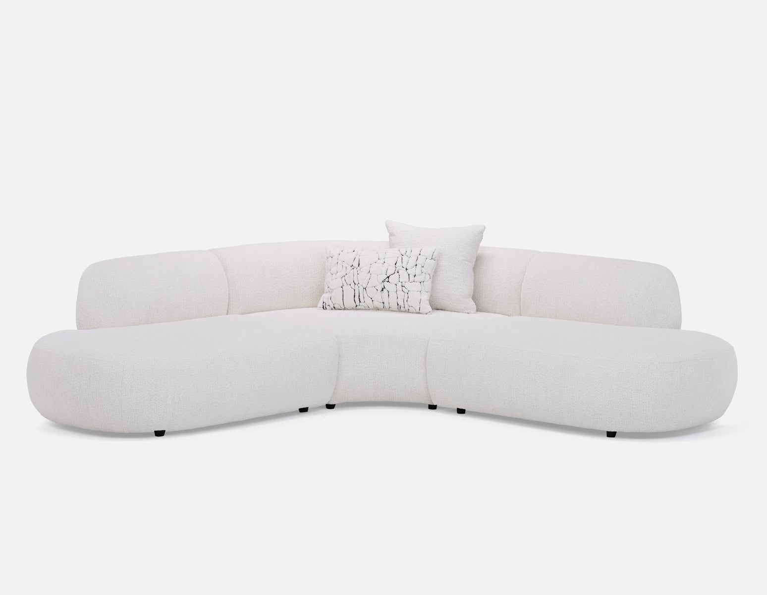 ELEONOR - modern contemporary sectional sofa - Cream