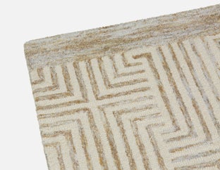 DOFIA - tapis tufté à la main 6' x 8.9' - Beige