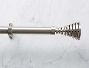 ALMERI - curtain rod set - Silver