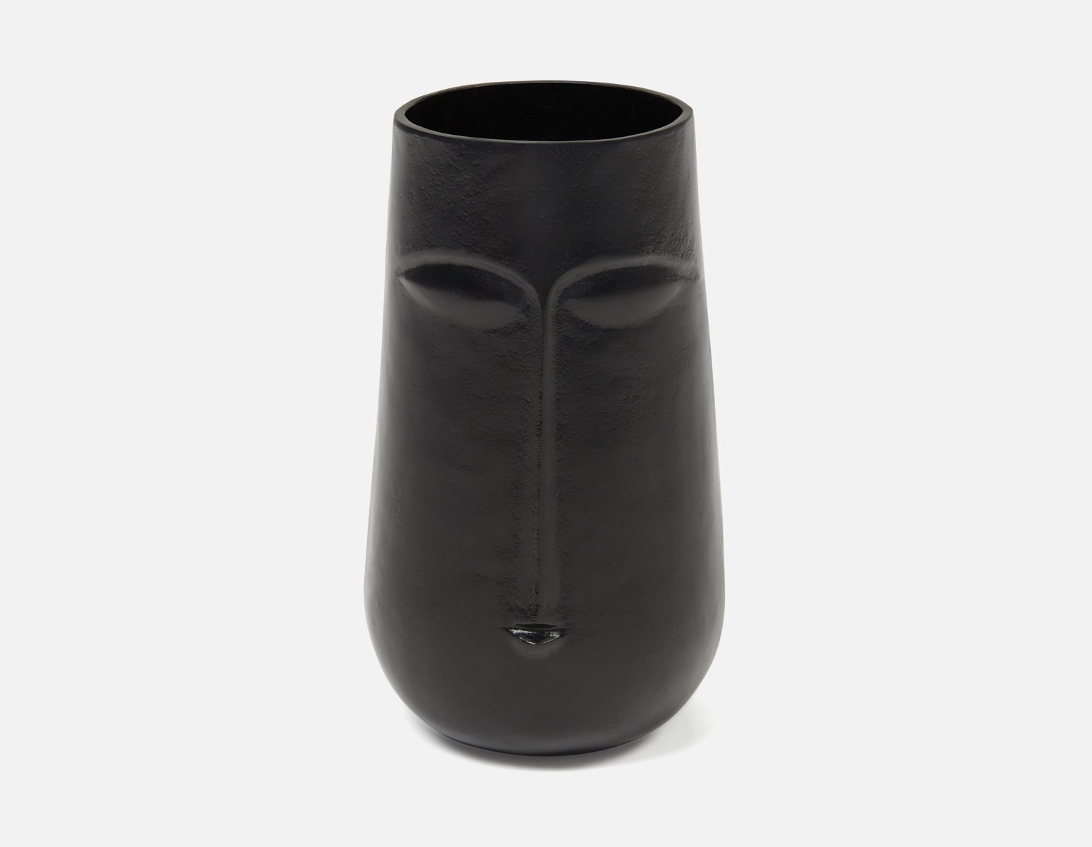 PURNIA - aluminum vase 29cm - Black