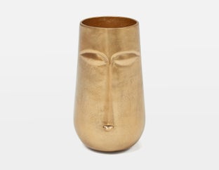 PURNIA - aluminum vase 29cm - Gold