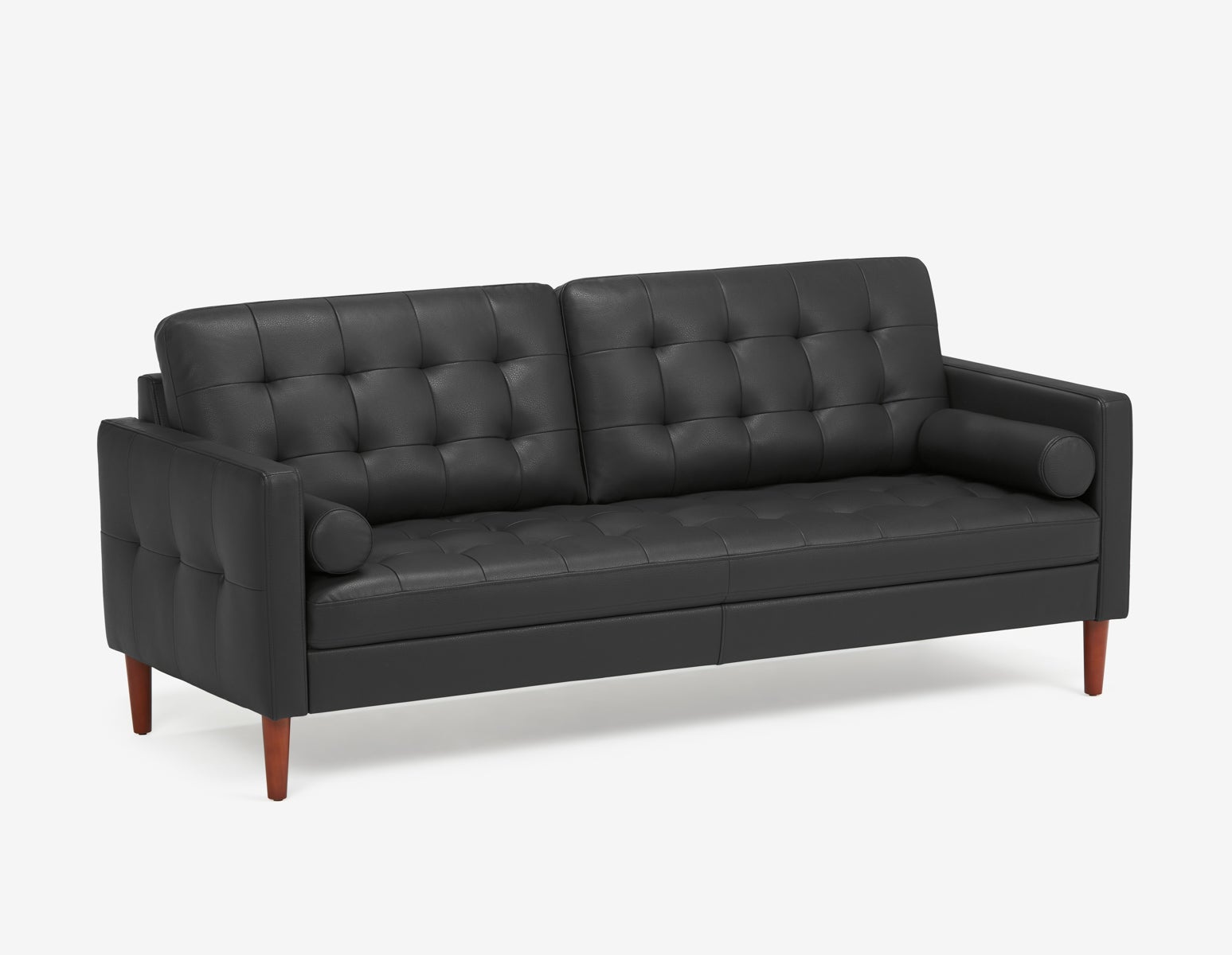REVE - mid-century modern 3-seater sofa - Black