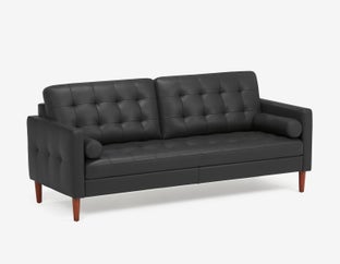 REVE - mid-century modern 3-seater sofa - Black