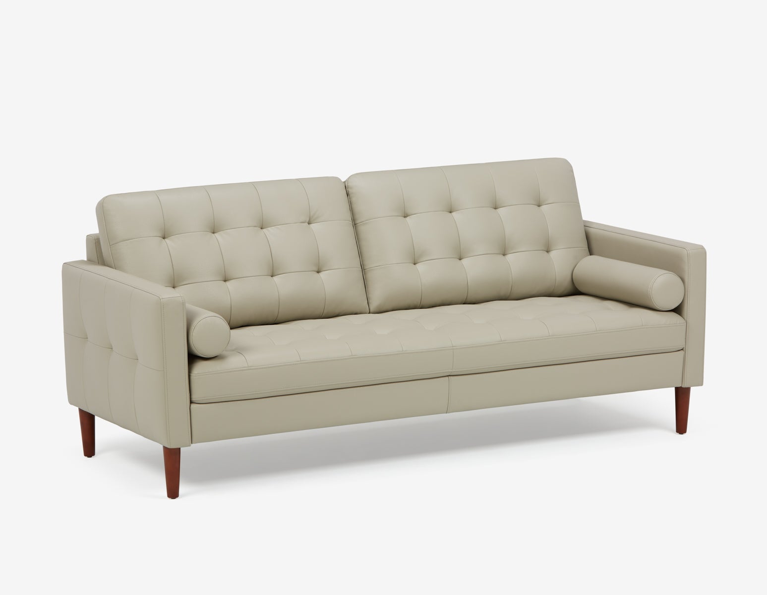 REVE - mid-century modern 3-seater sofa - Greige