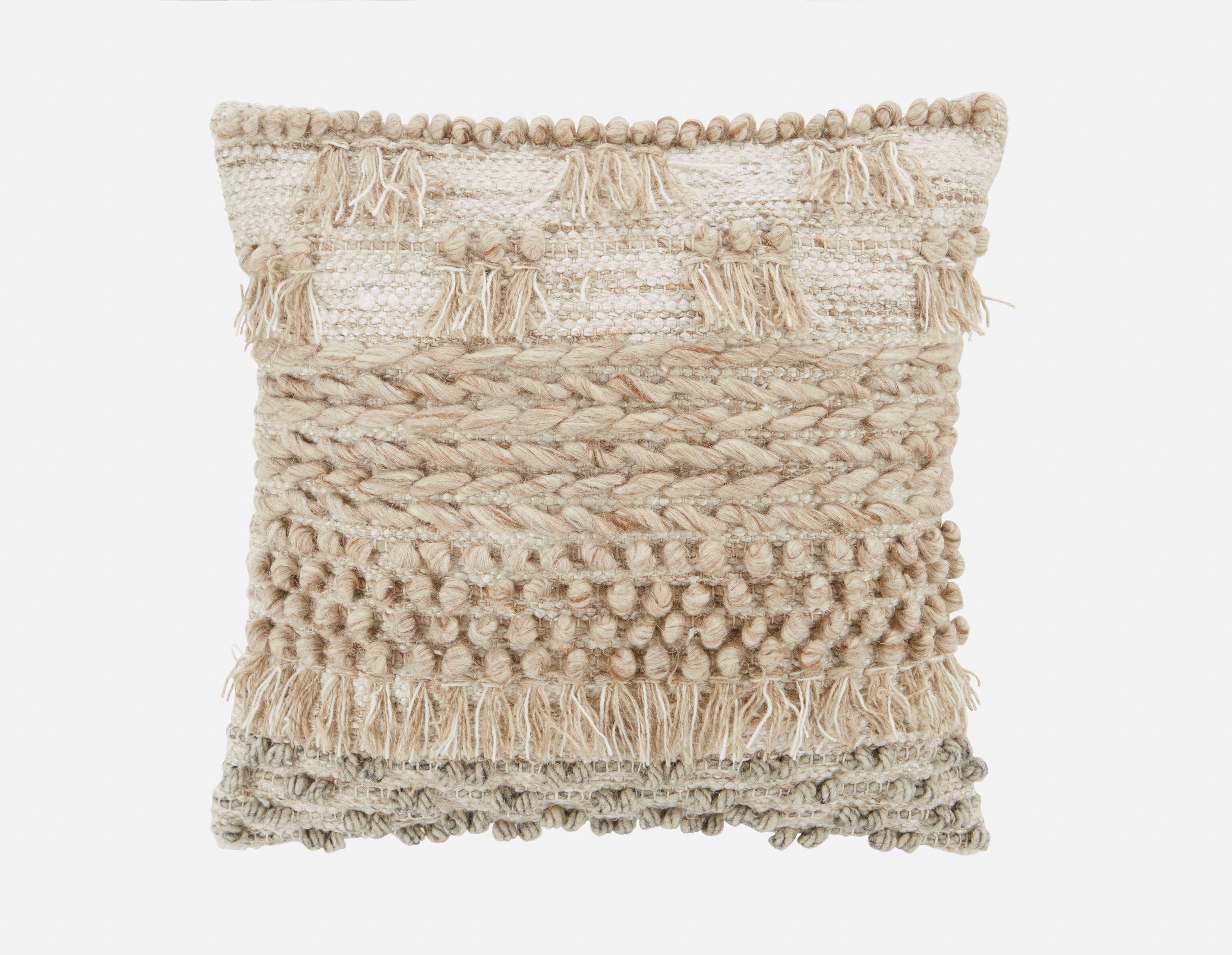 PEPA - coussin 45cm x 45cm - Naturel