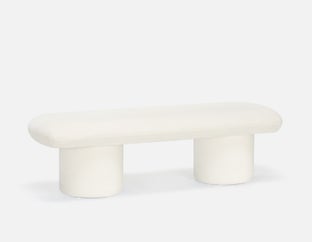 YVONNE - banc - Crème