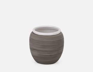 INA - ceramic vase 22 cm - Grey