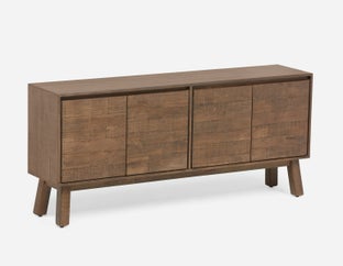 THESSALIA - buffet en bois de manguier massif vieilli - Brun