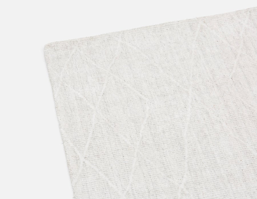 AJAY hand-loomed wool and viscose rug 8'x10' undefined