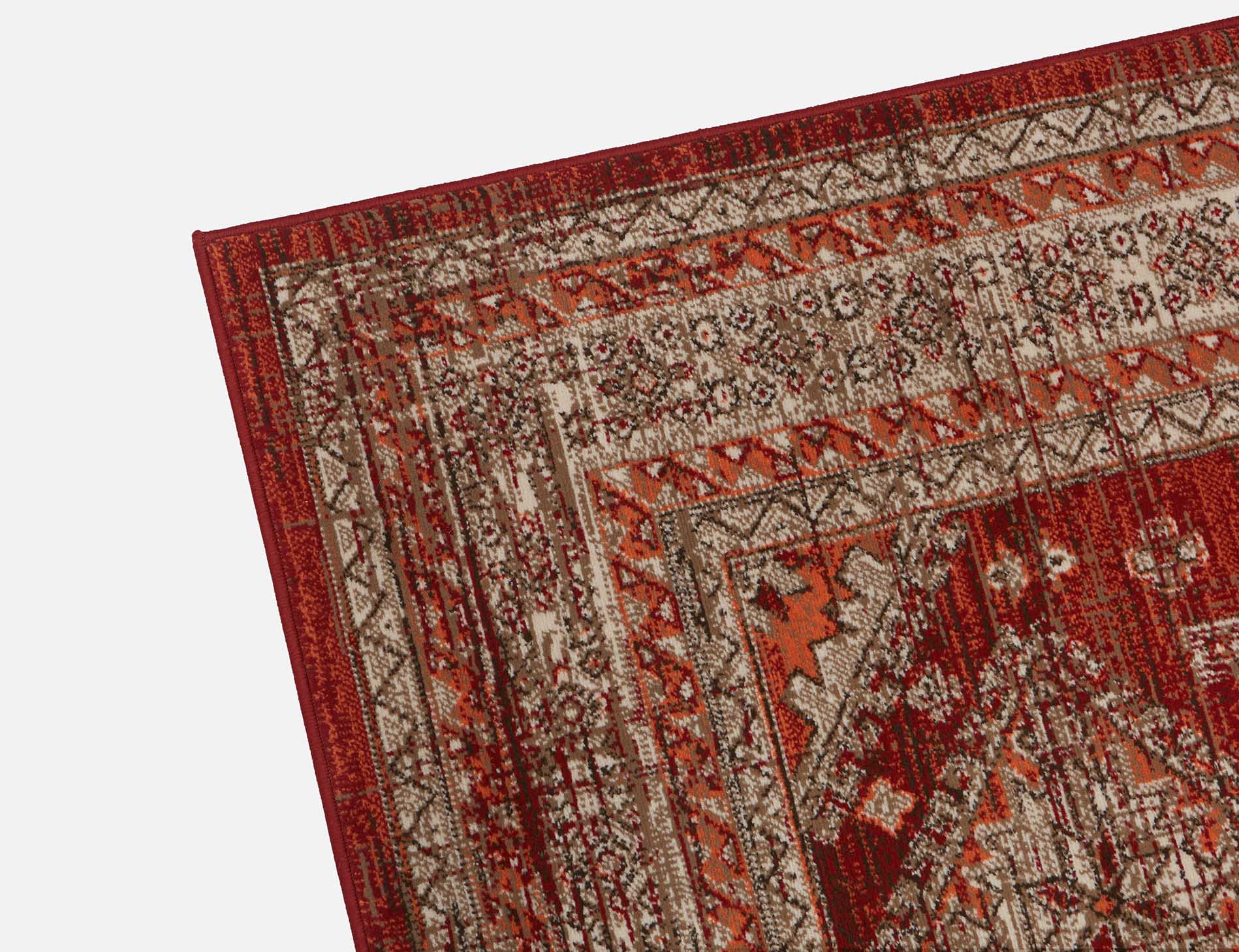 KOWEÏT - tapis 190 cm x 280 cm - Rouge