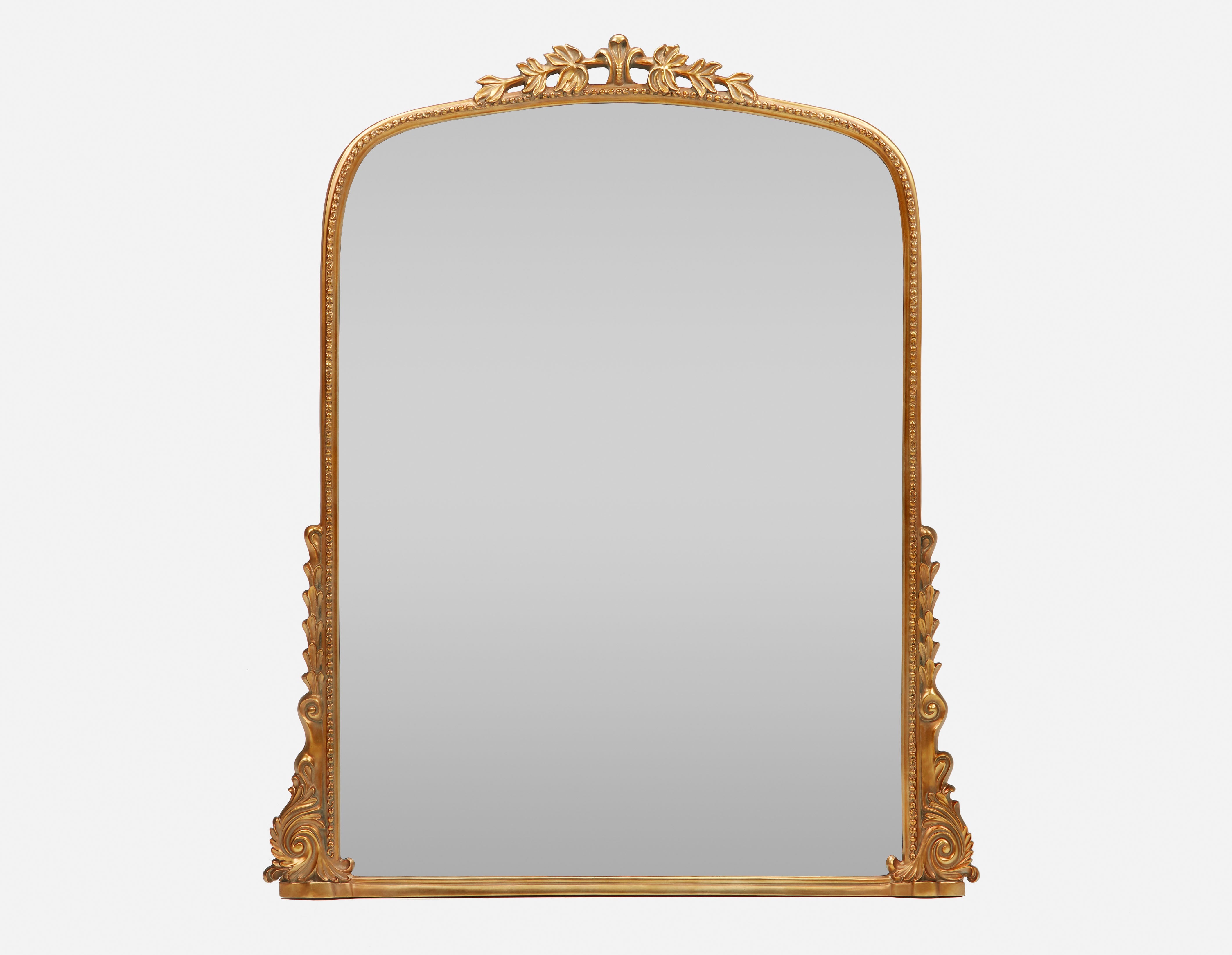PASCALE - iron framed mirror 128 cm x 153 cm - Gold