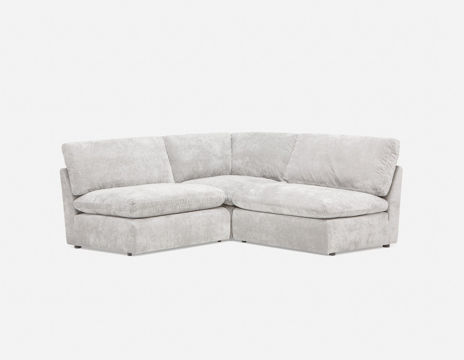 CHABLIS - 3-pc modular interchangeable sofa - Grey