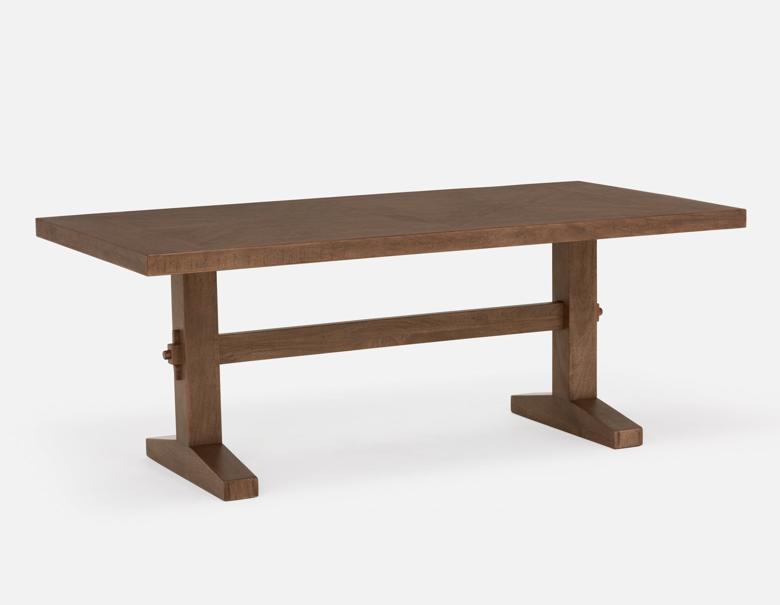 CELIO - rustic dining table 200 cm - Brown