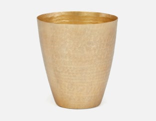 PATAN - bin en aluminium 33cm - Or