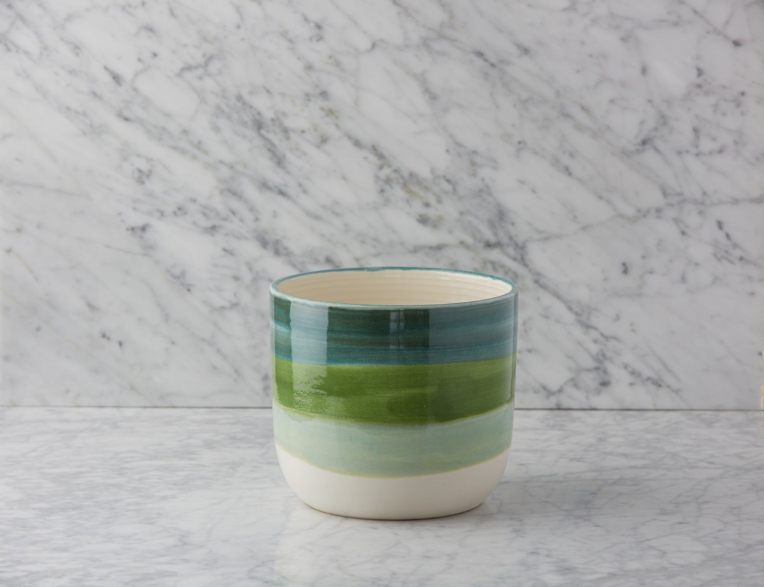TRAVIS - ceramic pot 22 cm - Multi
