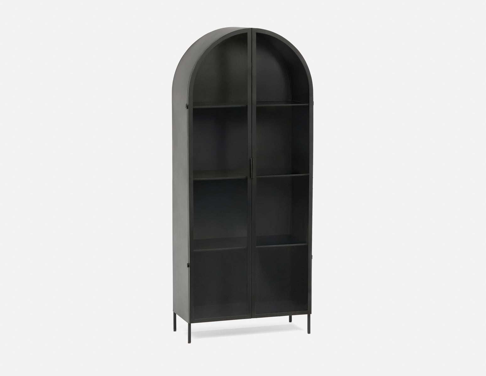 ZELDA - armoire industrielle vintage en fer 82 cm - Gunmetal