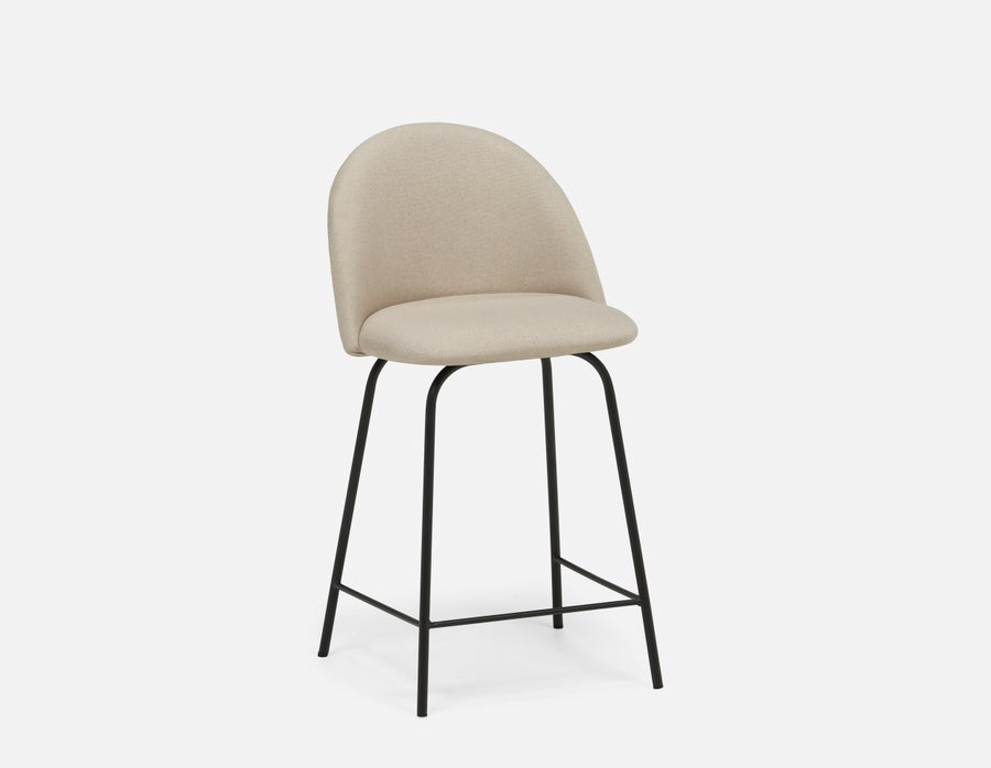 LAVAL tabouret de comptoir moderne avec dossier 61 cm undefined